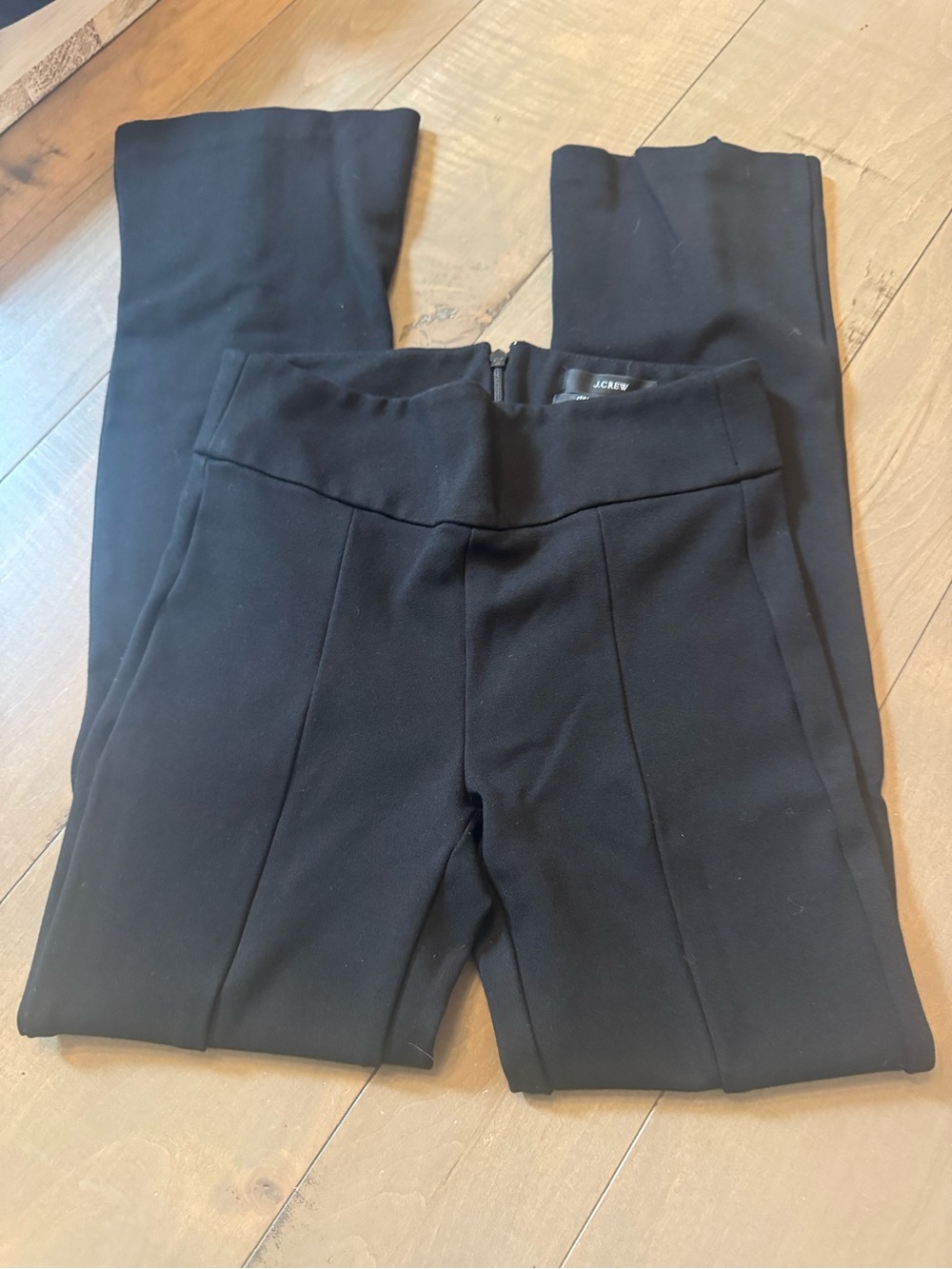 J Crew Size XS Petite Mario Bellucci Flare-leg trouser in Italian ponte